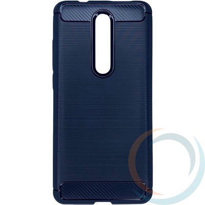 Накладка силиконовая Carbon 360 на Xiaomi Mi9T/Redmi K20 синяя - фото 28066