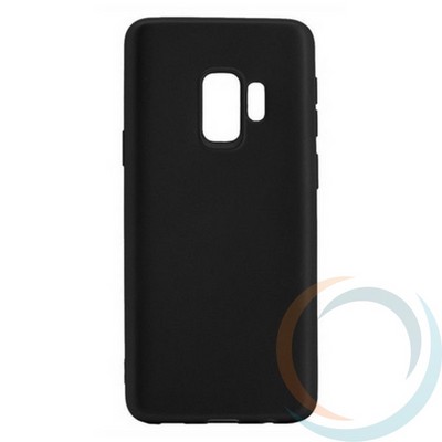 Накладка Silicone cover на Samsung Galaxy S9 Plus чёрная 18 - фото 28206