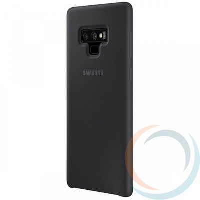 Накладка Silicone cover на Samsung Galaxy Note 9 чёрная 18 - фото 28209