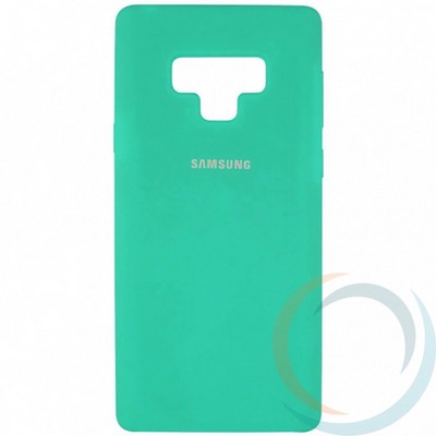 Накладка Silicone cover на Samsung Galaxy Note 9 бирюзовая 21 - фото 28213