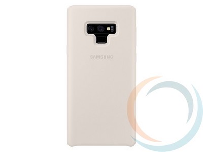 Накладка Silicone cover на Samsung Galaxy Note 9 белая - фото 28214