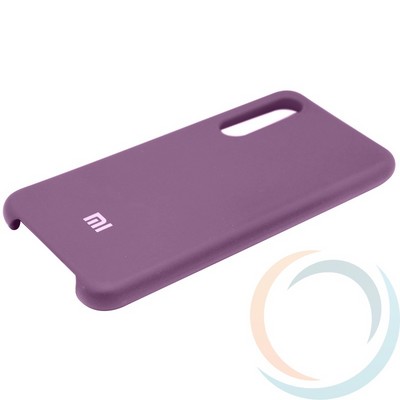 Накладка Silicone cover на Xiaomi Mi 9 фиолетовая 36 - фото 28240