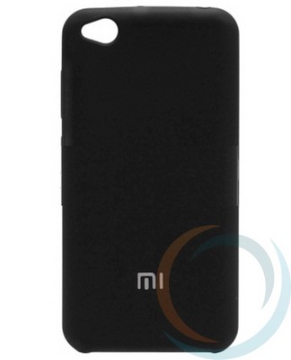Накладка Silicone cover на Xiaomi Redmi Go чёрная 18 - фото 28257