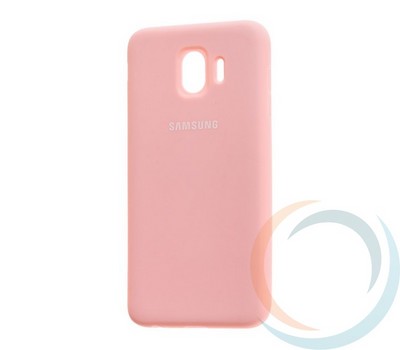 Накладка Silicone cover на Samsung Galaxy J2 core розовая 6 - фото 28286