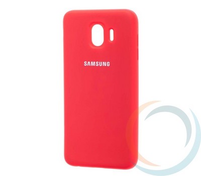 Накладка Silicone cover на Samsung Galaxy J2 core красная 14 - фото 28287