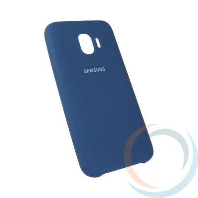 Накладка Silicone cover на Samsung Galaxy J2 core синяя 20 - фото 28289