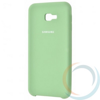 Накладка Silicone cover на Samsung Galaxy J4 Plus 2018 мятная 1 - фото 28301