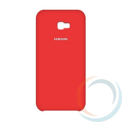 Накладка Silicone cover на Samsung Galaxy J4 Plus 2018 красная 14 - фото 28302