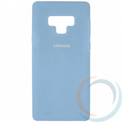 Накладка Silicone cover на Samsung Galaxy Note 9 светло сиреневая 5 - фото 28340
