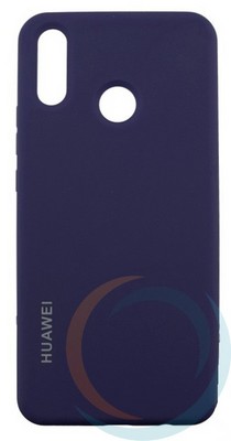 Накладка Silicone cover на Huawei P Smart Z синяя 20 - фото 28436