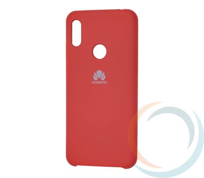 Накладка Silicone cover на Huawei P Smart Z бордовая 42 - фото 28439