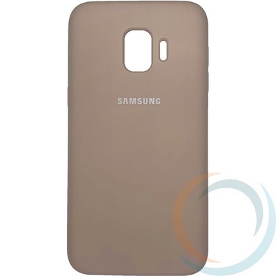 Накладка Silicone cover на Samsung Galaxy J2 core пудровая 19 - фото 29075