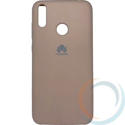 Накладка Silicone cover на Huawei Honor 8C пудровая 19 - фото 29209