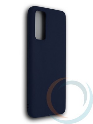 Накладка силиконовая Soft Touch ультратонкая для Huawei Honor 30 синяя - фото 39157