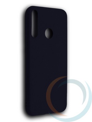 Накладка силиконовая Soft Touch ультратонкая для Huawei Honor 9C синяя - фото 39176