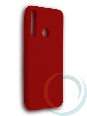 Накладка силиконовая Soft Touch ультратонкая для Huawei Honor Y6P красная - фото 39186