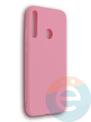 Накладка силиконовая Soft Touch ультратонкая для Huawei P40 Lite E/Y7P розовая - фото 39200