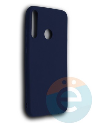 Накладка силиконовая Soft Touch ультратонкая для Huawei P40 Lite E/Y7P синяя - фото 39201