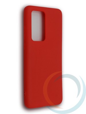 Накладка силиконовая Soft Touch ультратонкая для Huawei P40 Pro красная - фото 39207