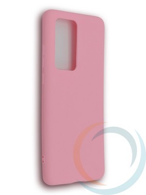 Накладка силиконовая Soft Touch ультратонкая для Huawei P40 Pro розовая - фото 39208