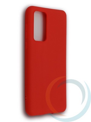 Накладка силиконовая Soft Touch ультратонкая для Huawei P40 красная - фото 39211