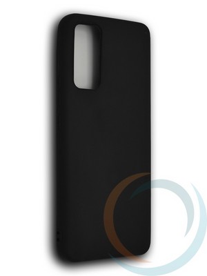 Накладка силиконовая Soft Touch ультратонкая для Huawei Honor 30 черная - фото 39341