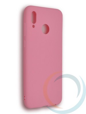 Накладка силиконовая Soft Touch ультратонкая для Huawei Honor Play розовая - фото 39347