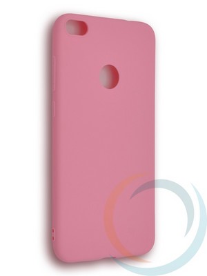 Накладка силиконовая Soft Touch ультратонкая для Huawei Honor 8 lite розовая - фото 39493