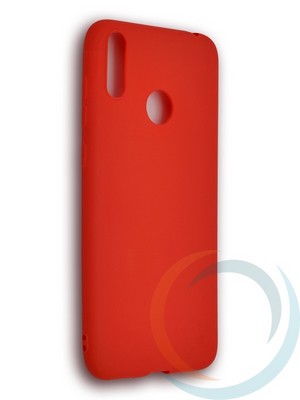 Накладка силиконовая Soft Touch ультратонкая для Huawei Honor 8C красная - фото 39496