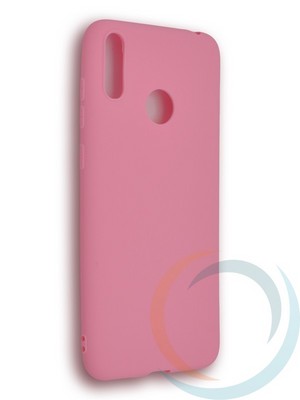 Накладка силиконовая Soft Touch ультратонкая для Huawei Honor 8C розовая - фото 39497