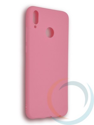 Накладка силиконовая Soft Touch ультратонкая для Huawei Honor 8x розовая - фото 39501