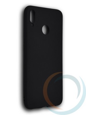 Накладка силиконовая Soft Touch ультратонкая для Huawei Honor 8x черная - фото 39503