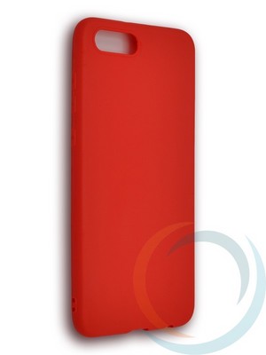 Накладка силиконовая Soft Touch ультратонкая для Huawei Honor V10 красная - фото 39512