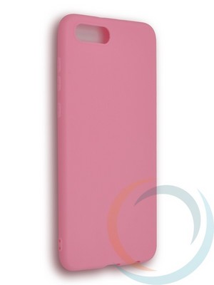 Накладка силиконовая Soft Touch ультратонкая для Huawei Honor V10 розовая - фото 39513