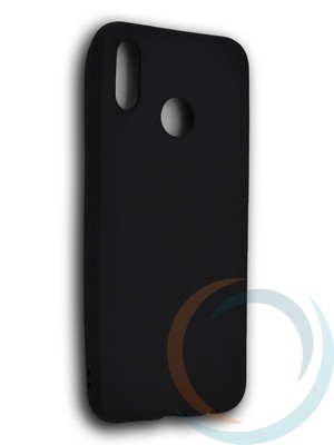 Накладка силиконовая Soft Touch ультратонкая для Huawei P 20 Lite/ Nova 3E черная - фото 39548