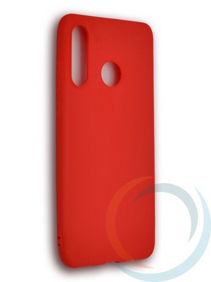 Накладка силиконовая Soft Touch ультратонкая для Huawei P 30 Lite красная - фото 39553