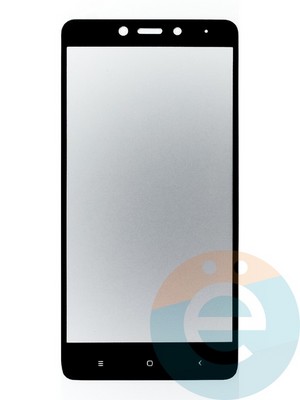 Защитное стекло 2D полноэкранное на Xiaomi Redmi Note 4 черное - фото 44911