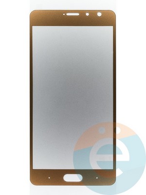 Защитное стекло 2D полноэкранное на Xiaomi Redmi Pro золотистое - фото 44916
