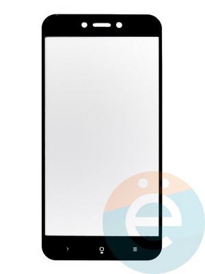 Защитное стекло 2D полноэкранное на Xiaomi Redmi 5A черное - фото 44972