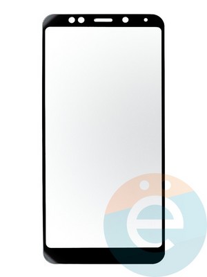 Защитное стекло 2D полноэкранное на Xiaomi Redmi 5 Plus черное - фото 44980