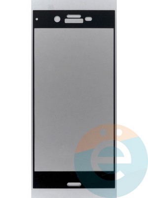 Защитное стекло 2D полноэкранное на Sony Xperia XZ черное - фото 45496