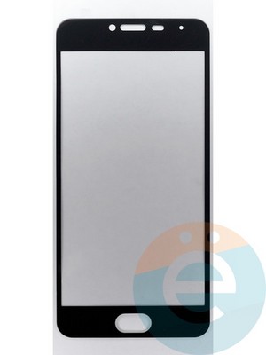 Защитное стекло 2D полноэкранное на Meizu M3 mini черное - фото 45528