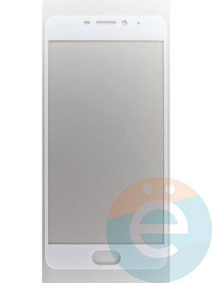Защитное стекло 2D полноэкранное на Meizu M6 белое - фото 45613