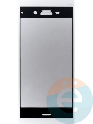 Защитное стекло 2D полноэкранное на Sony Xperia XZ1 черное - фото 45624