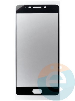 Защитное стекло 2D полноэкранное на Meizu M6 Note черное - фото 45637