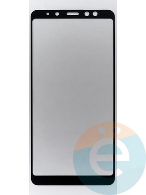 Защитное стекло 2D полноэкранное на Samsung Galaxy A8 Plus (2018) SM-A730 черное - фото 45651