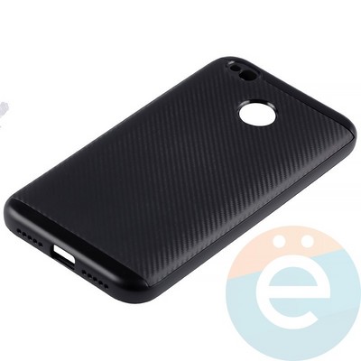Накладка комбинированная Spigen на Xiaomi Redmi 4x черная - фото 11342