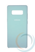 Накладка Silicone cover на Samsung Galaxy Note 8 бирюзовая
