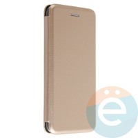 Чехол книжка боковой Fashion Case для Huawei Honor 8 золотистый
