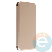 Чехол книжка боковой Fashion Case для Samsung Galaxy J4 Plus 2018 золотистый